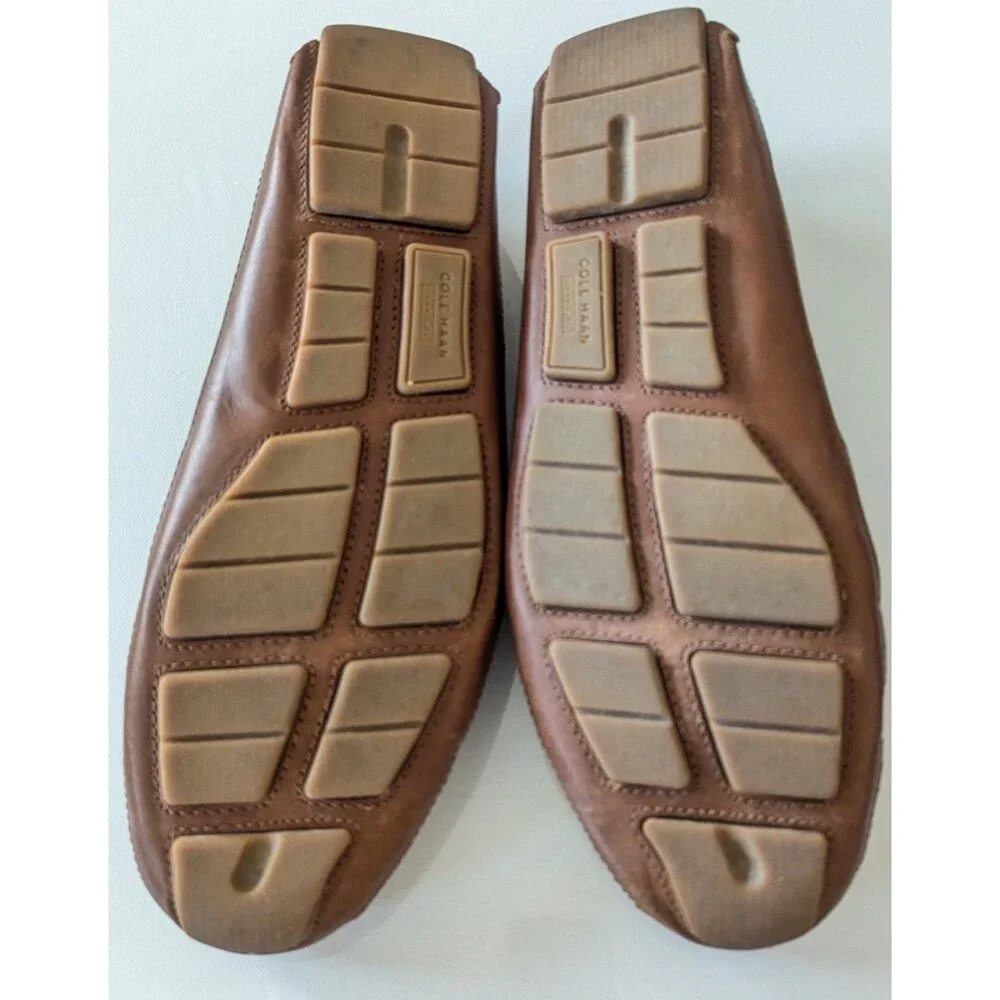 Cole Haan Wyatt Bit Driver Men's Loafers British Tan Leather Size 11.5